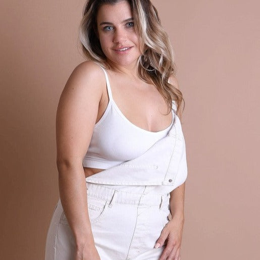The Plus Size Low Back Seamless Bralette with adjustable straps can be worn all day and night. The soft fibers of this fabric offers the perfect amount of support and comfort to wear all day long.