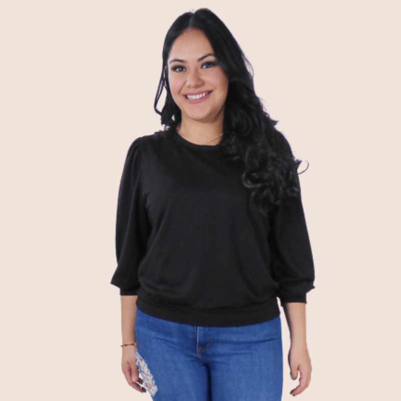 BalloonOur Balloon Long Sleeve Sweater is a fun and lightweight knit that's flattering on everyone. Relaxed Not too fitted, sits on the hips. Ideal for layering or wearing on its own. 