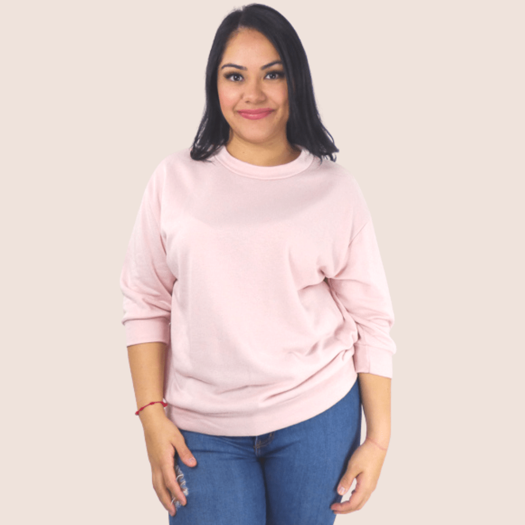 Our Basic Sweater is perfect for adding warmth to your outfit. Pair it with your favorite jeans for an easy and comfortable look to run errands.