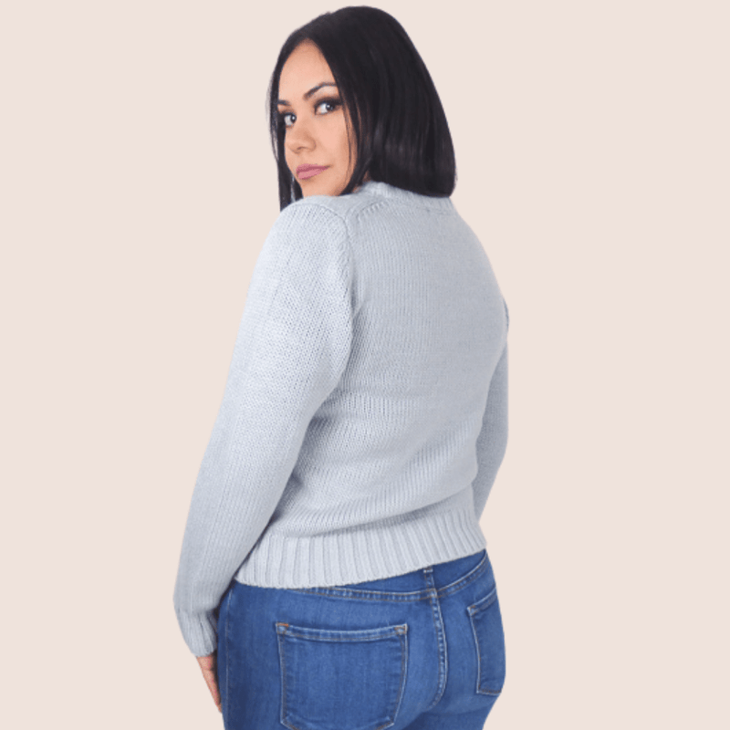 Our ribbed knit sweater features a slim fit silhouette and stretchy rib knit to give it a slimmer, modern fit that's just as comfortable as it is stylish.