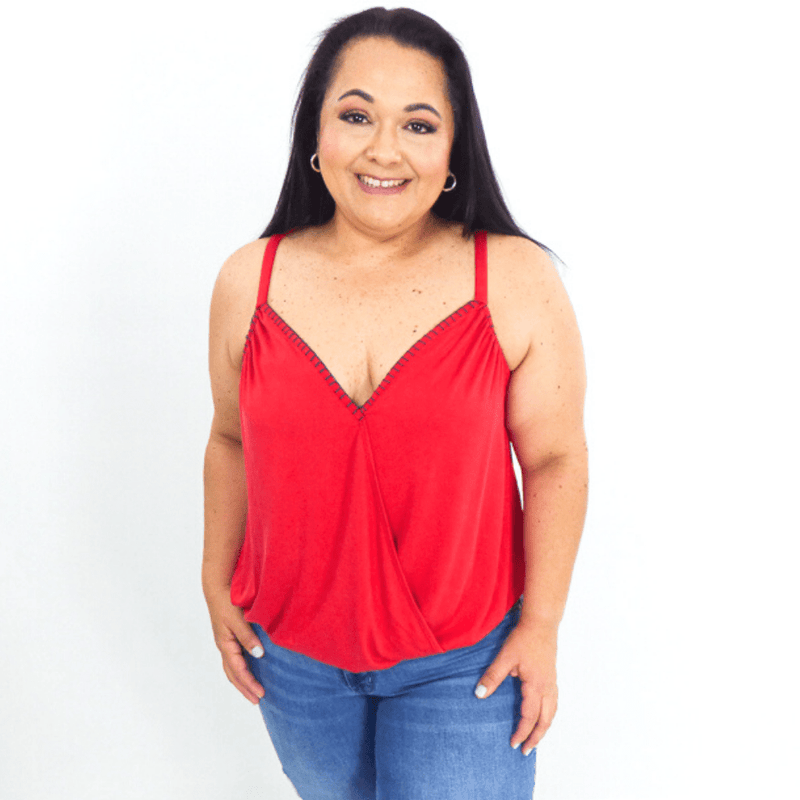 This solid Cami is great to weat on its own or under sweater or jacket. The relaxed fit and soft fabric keeps you comfortable all day long. Pair with any bottoms to create a stylish look.