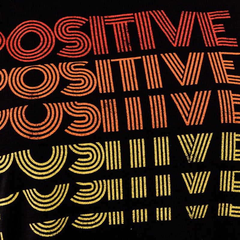 Our "Positive" Graphic Plus Size T-Shirt will give you just the right amount of motivation to look on the bright side on those days were you're feeling blue.