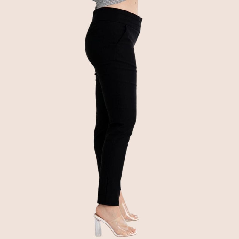 Skinny fit plus size pant, amazing on every body type. High waist for extra coverage. Made from soft fabric that offers easy movement and Spandex for ultimate comfort.